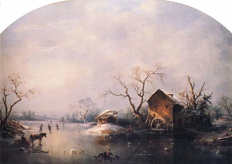 unknow artist Winter Scene